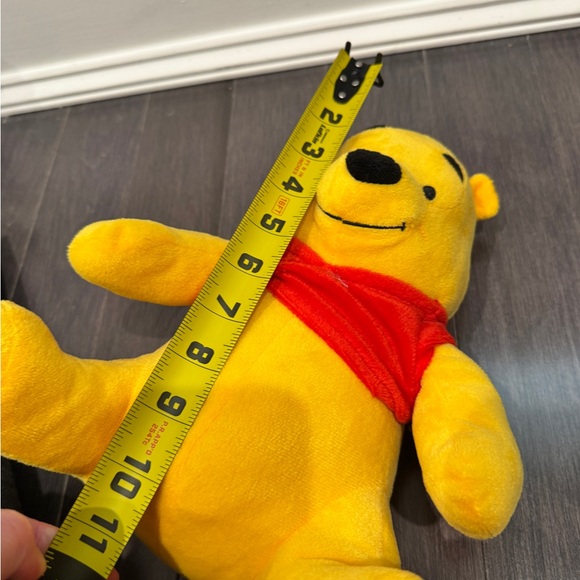 NWOT Winnie the Pooh Yellow and Red Stuffed Bear Plush Toy Stuffed Animal Kids - Picture 7 of 7